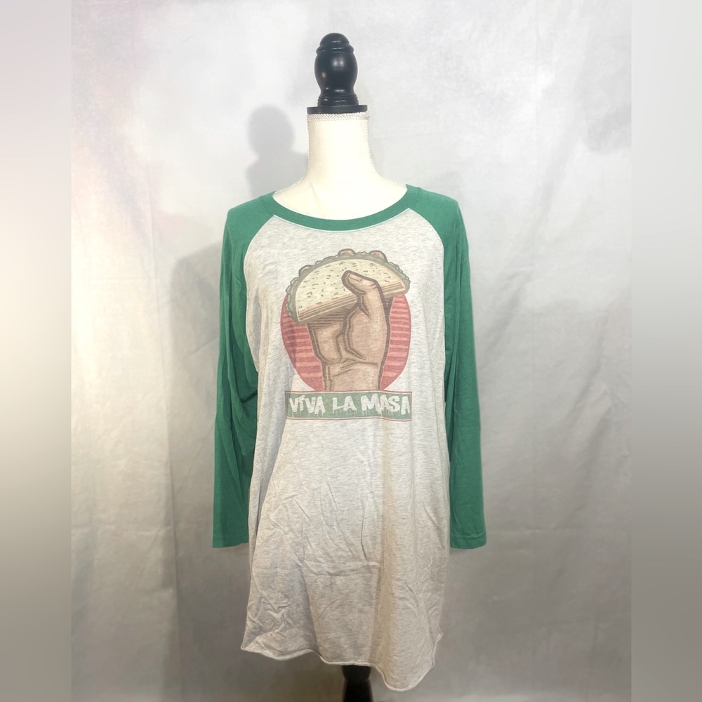 Viva La Masa | Brand: Next Level Apparel | Size:XXL | Color: Green;Gray